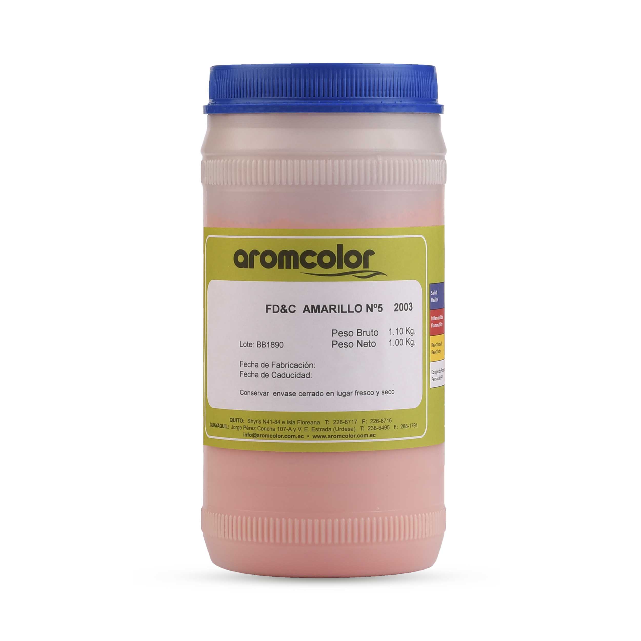 COL0002003 - ARIAVIT FD&C AMARILLO #5